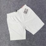Mitre Shorts: White