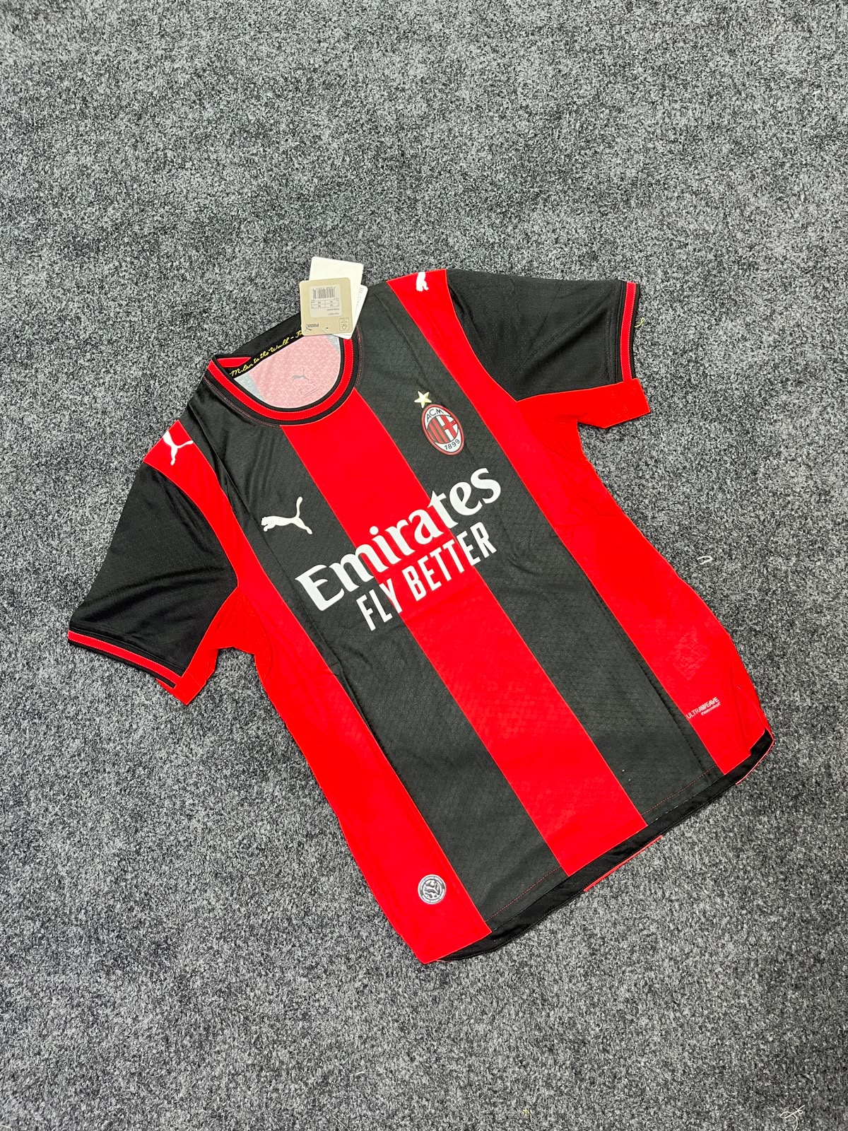 AC Melan Home Kit 26-27 Season Half Sleeve AC Milan Home Kit 26-27 Season Half Sleeve - Image 1